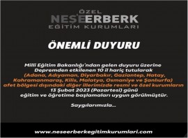 Özel Neşe Erberk Anaokulu Çorlu