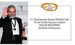 47.Uluslararası Emmy Ödülleri'nde ''En İyi Erkek Oyuncu'' seçilen HALUK BİLGİNER 'İ yürekten kutluyoruz.